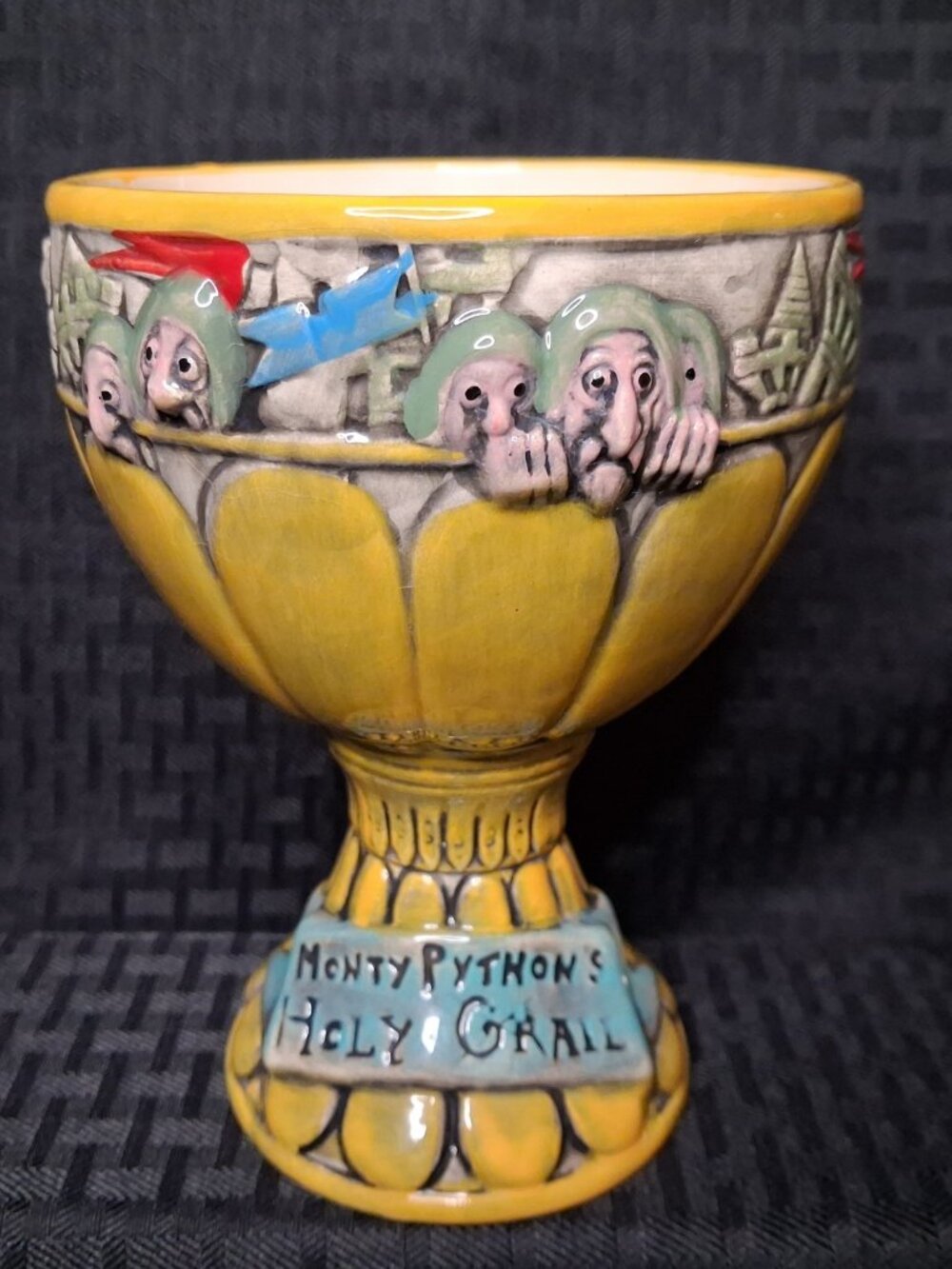 Monty Python Quest Holy Grail 6" Ceramic Goblet